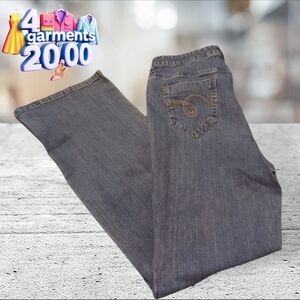 Smith's stretch jeans/dunagrees boot cut size 14